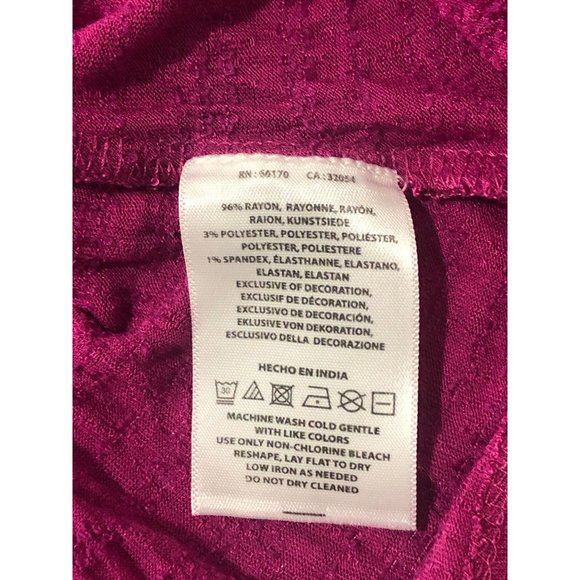 Anthropologie Akemi + Kin Women's Top Sleeveless Embroidered Purple Size S - Picture 6 of 7